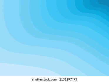 BACKGROUND ILLUSTRATION OF BLUE WAVES