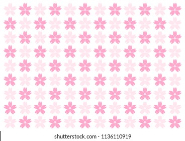Background illustration of cherry blossoms