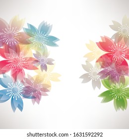 background illustration of cherry blossoms