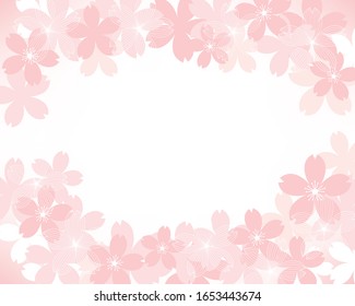 ilustración de fondo de las flores de cerezo