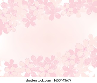 background illustration of cherry blossoms