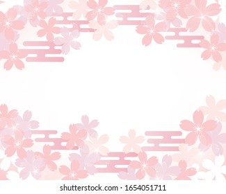 background illustration of cherry blossoms