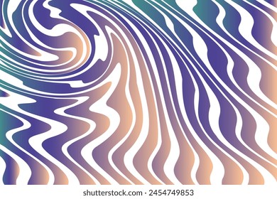 Ilustración de fondo compuesta de curvas abstractas