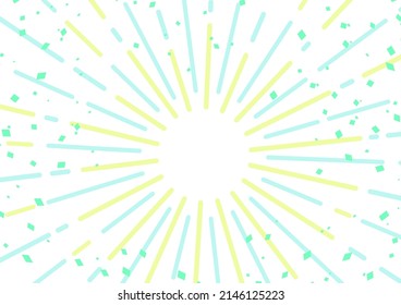 Hintergrundgrafik von konzentrierten Linien wie Sunburst Design (weiß und blau)