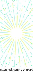 Background illustration of concentrated lines like sunburst design (white and blue)