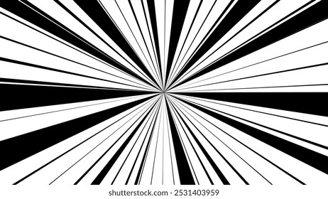Hintergrundgrafik von konzentrierten Linien mit unterschiedlichen Linienbreiten