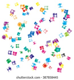 background illustration of confetti