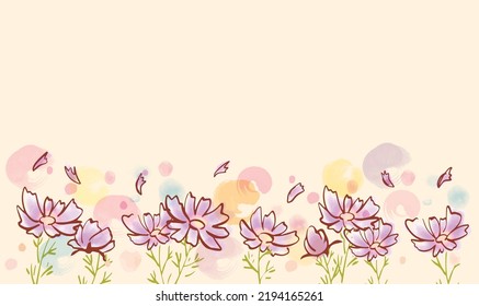 It is a background illustration of a cosmos image