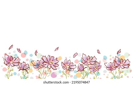 It is a background illustration of a cosmos image