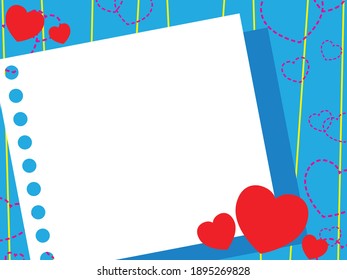 background illustration created by a lot of hearts set to background like valentine card