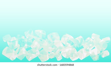 Background illustration with crushed ice