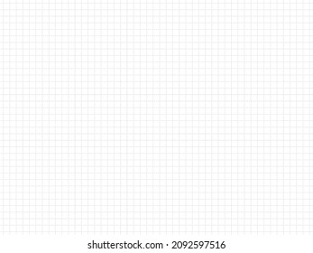 Background illustration of dashed line grid paper, notebook. (gray version)