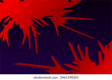 Hintergrund-Illustration mit Emotionen bei Schockgefühl, dramatische Atmosphäre