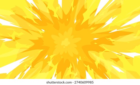 Background illustration of explosion and lightning effects spreading _16:9