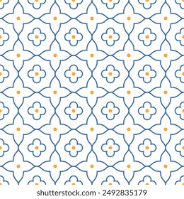 Background illustration of geometric and abstract patterns in a modern and classic style. Pattern graphic used for wallpaper, tile, fabric, textile, interior.