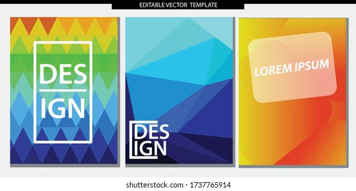ilustración de fondo con estilo geométrico adecuado para banners, carteles, volantes