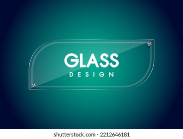 Background Illustration Glass Design  geometric shapes