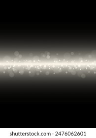 Background Illustration with Glittering Light