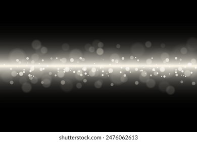 Background Illustration with Glittering Light