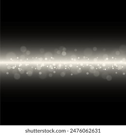 Background Illustration with Glittering Light
