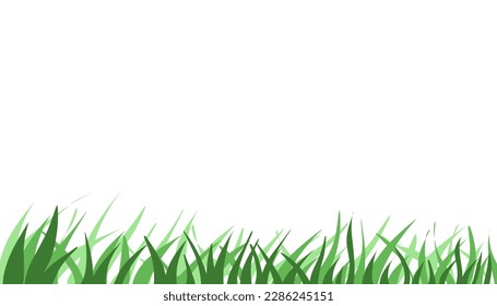 Ilustración de fondo con imagen de césped verde. Perfecto para fondos de pantalla, fondos de sitios web, portadas de libros, tarjetas de felicitación, tarjetas de invitación, carteles, pancartas