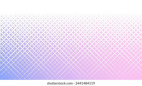 Background illustration of halftone gradient color (pale pink)