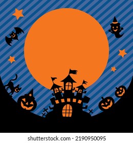 Background illustration of the Halloween.