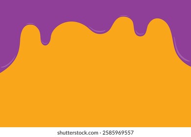 Background illustration of Halloween colored liquid dripping