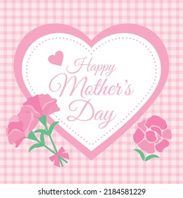 Background illustration of the Happy Mother's Day.
