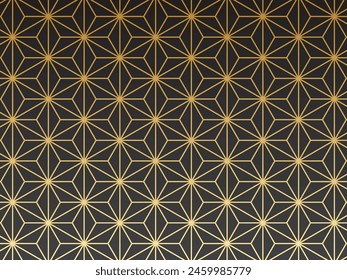 Background illustration of hemp leaf pattern