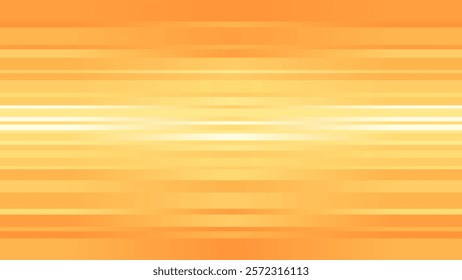Background illustration of horizontal lines in orange gradation color