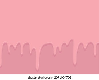 Ilustración de fondo de la imagen de fusión y goteo de chocolate.