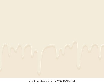 Background illustration of the image of melting and dripping chocolate.