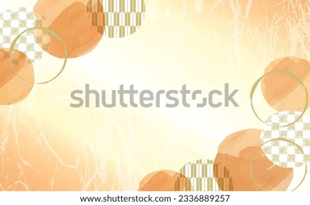 Background illustration inspired by autumn leaves
