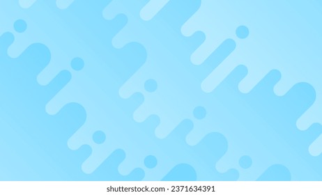 Ilustración de fondo de líneas onduladas azul claro que suben a la derecha