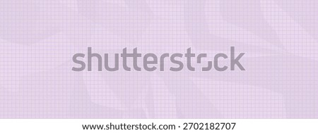 Background illustration of light purple, crumpled graph paper, featuring a stylized, geometric folded texture and a purple grid