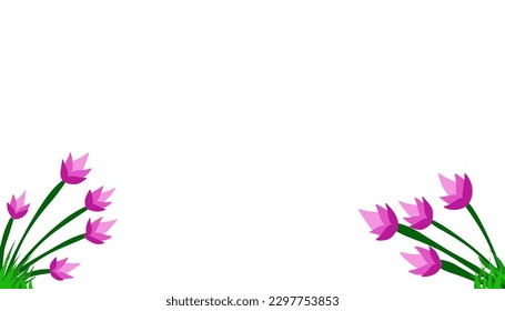 Background illustration with lotus flower motif. Perfect for invitation cards, greeting cards, wallpapers, posters, banners