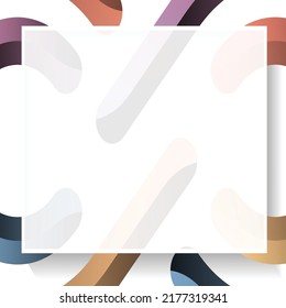 Background illustration modern abstract 3D design