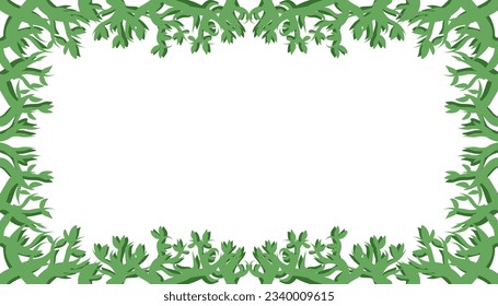 Background illustration of a natural theme that contains green elements. Perfect for wallpapers, backgrounds, banners, magazine covers and others with nature and natural themes.