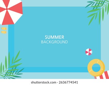 Background illustration perfect for a sunny summer day