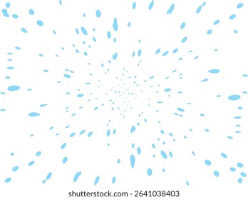 Background illustration of polka dots