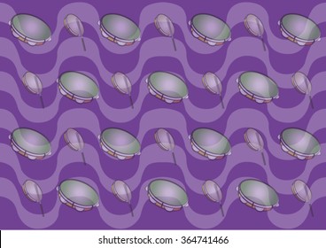 An background illustration in purple, for carnival.