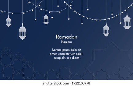 Background illustration ramadan mubarak design