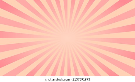 background illustration with rays in pink shades with a gradient transition