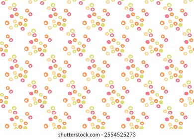 Background illustration of a row of hand-drawn circles with a touch of brush