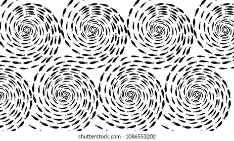 Background illustration of sardines