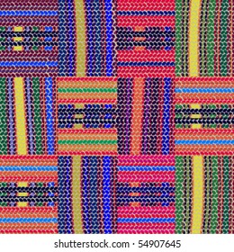 Background illustration with seamless stripes