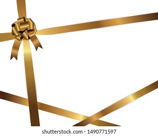 background illustration set of ribbons