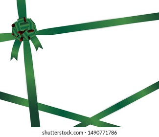 background illustration set of ribbons