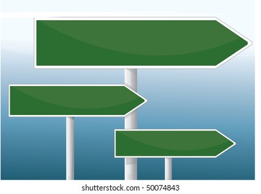 background illustration of signals indicating the way